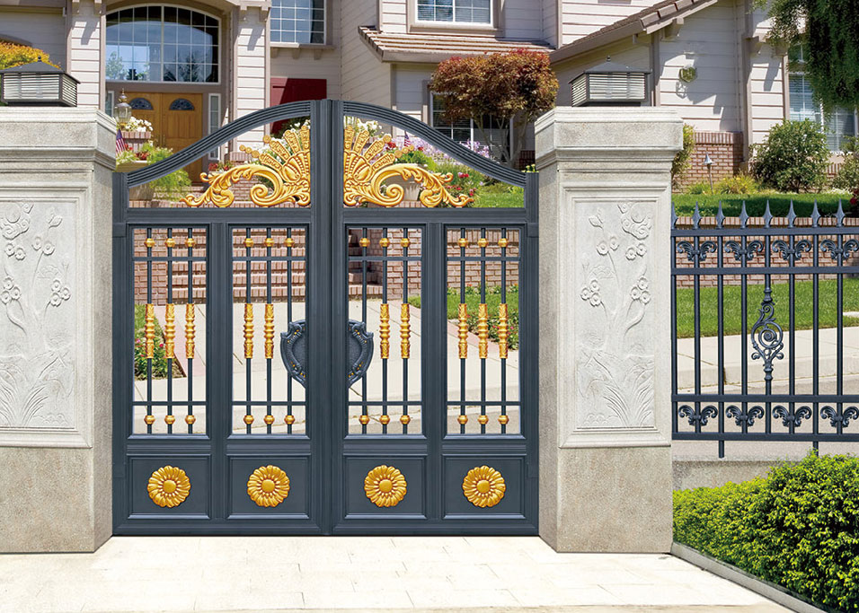 ST-PK-021豪華平開(kāi)庭院大門(mén)