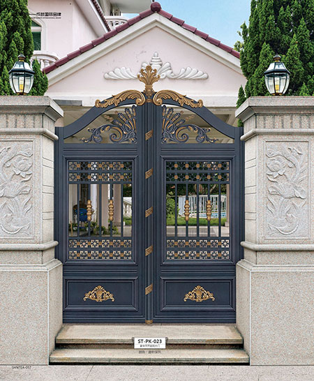 ST-PK-023豪華平開庭院大門